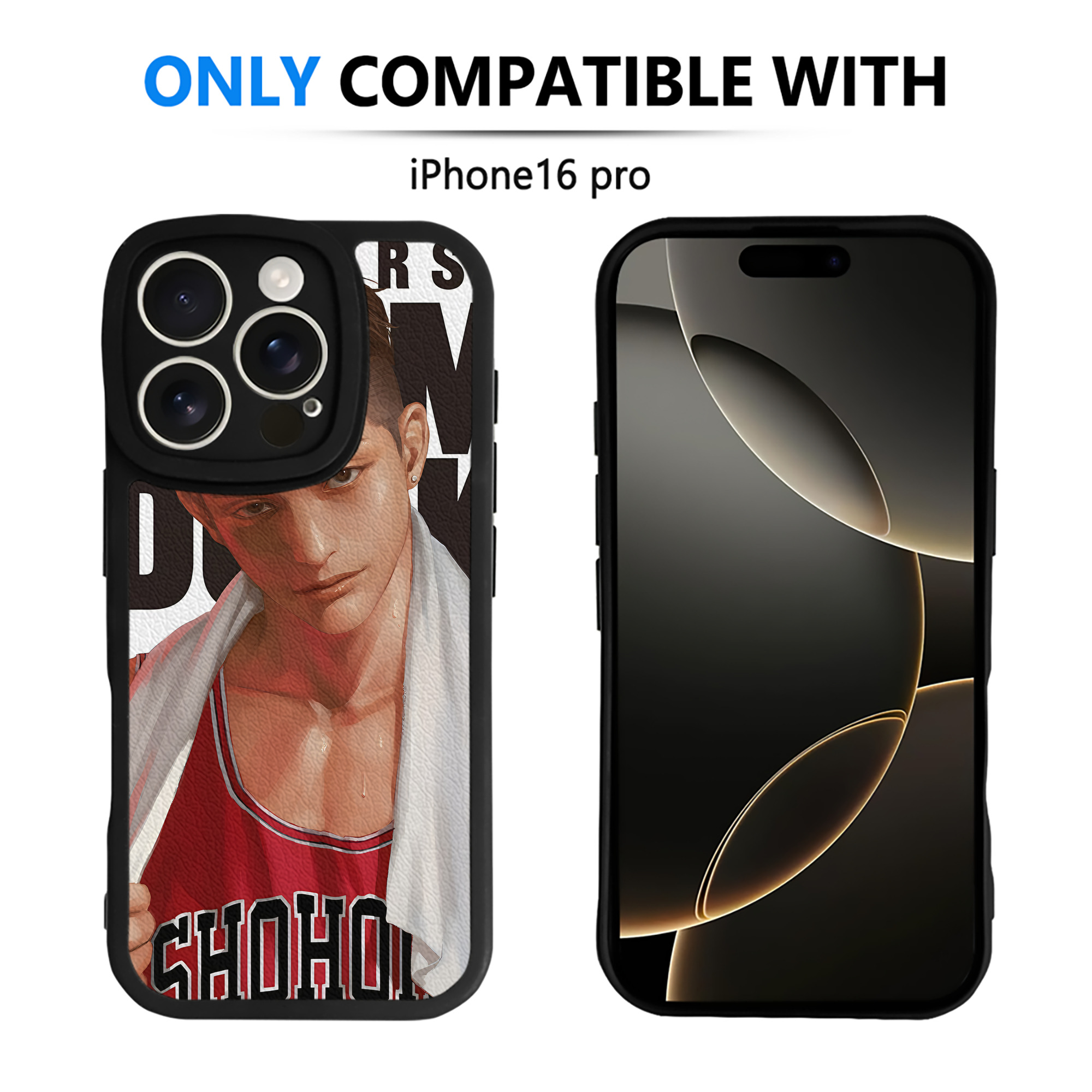 （画像用） SLAM DUNK／スラムダンク 【iPhone 16シリーズ対応】シリコンスマホケース（レザー調） 材質：シリコン